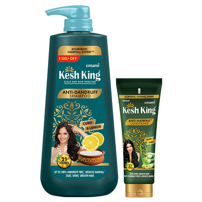 Kesh King Ayurvedic ADF Shampoo AHF Conditioner Combo - 800ml