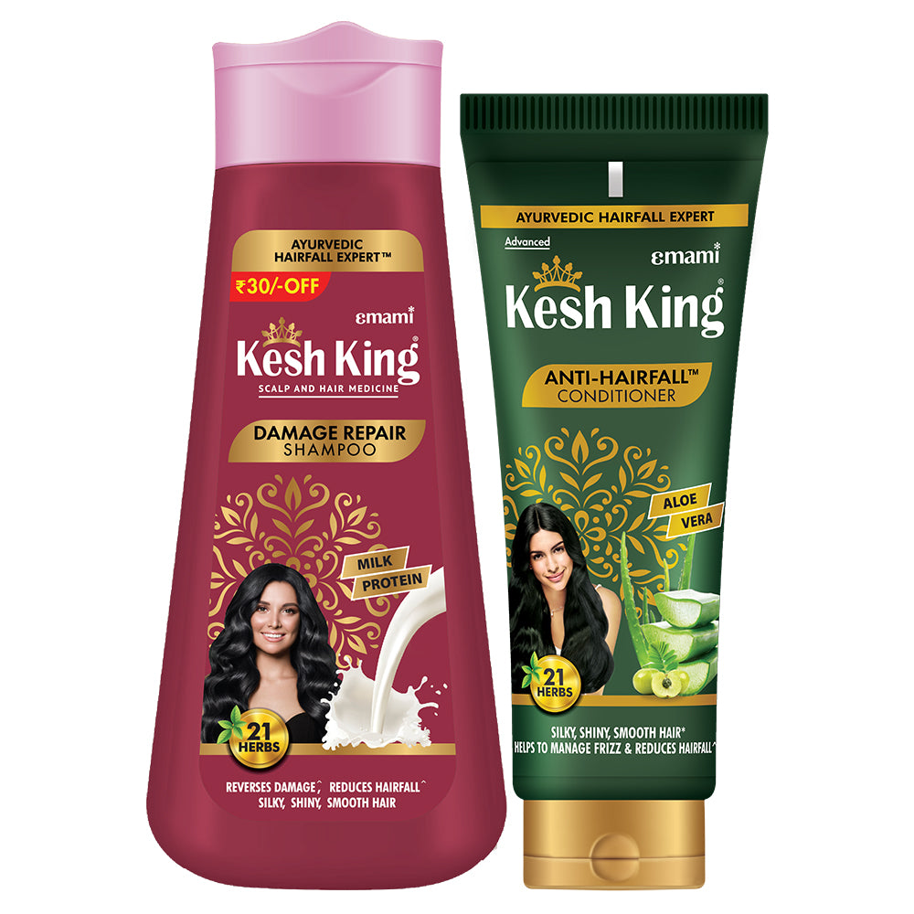 Kesh King Ayurvedic DR Shampoo AHF Conditioner Combo - 400ml