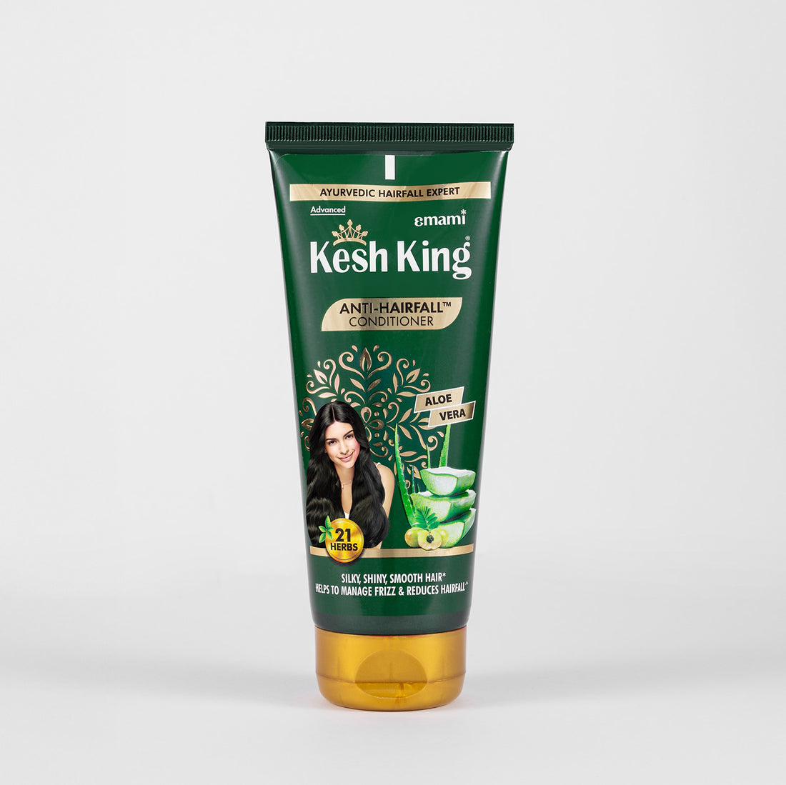 Kesh King Ayurvedic Anti-Hairfall Conditioner for smooth shiny frizz free hair, 200ml