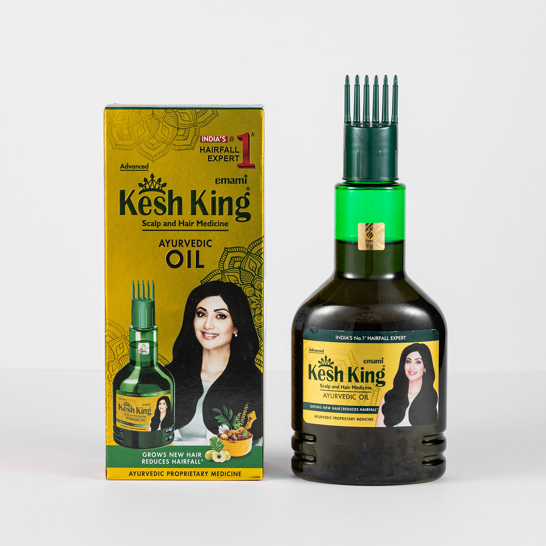 Kesh King Ayurvedic Medicinal Oil, reduces Hairfall, grows New Hair, 300ml