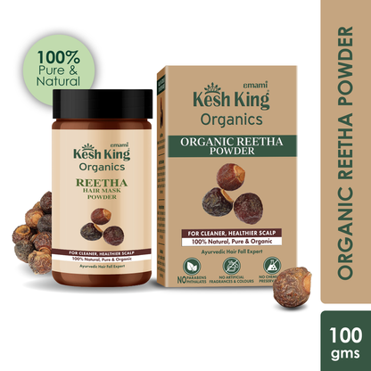 Kesh King Organics Organic Reetha Powder 100g